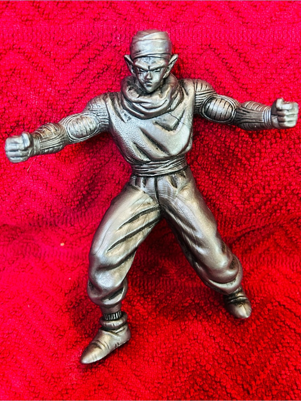 Vintage Dragon Ball Z DBZ Piccolo Action Figure 2000 Silver Burger King